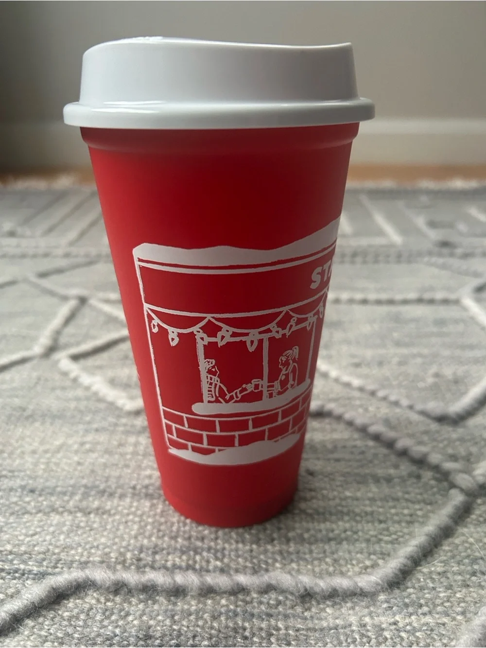 NWT Starbucks Limited Edition Red Cup Winter Holiday/Seasonal Travel Mug,Tumbler